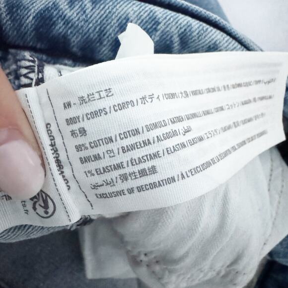 ABERCROMBIE The 90s Straight Ultra High Rise Curve Love Jeans 27 Long - Picture 9 of 10